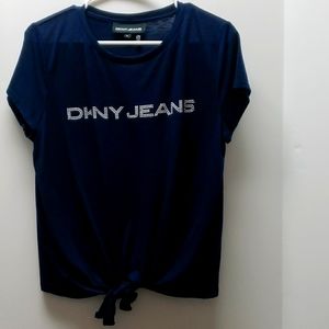 DKNY Navy Blue Tee SZ M